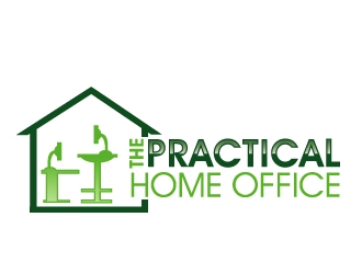 The Practical Home Office logo design by PMG