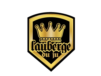 Lauberge du jeu logo design by samuraiXcreations