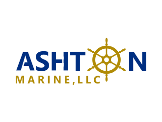 Ashton Marine, LLC logo design by Girly