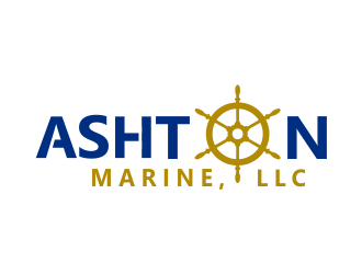 Ashton Marine, LLC logo design by Girly