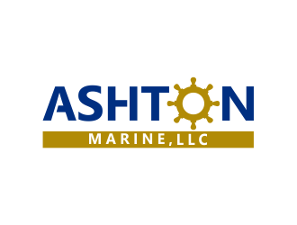 Ashton Marine, LLC logo design by Girly