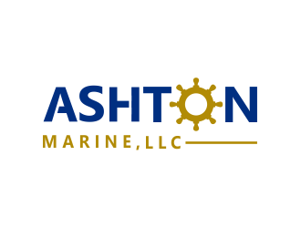 Ashton Marine, LLC logo design by Girly