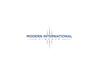 Modern Finance / Modern International Finance logo design by L E V A R
