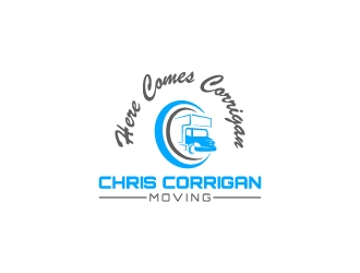 Chris Corrigan Moving  logo design by BaneVujkov
