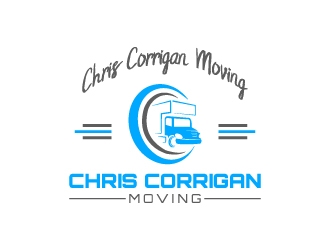 Chris Corrigan Moving  logo design by BaneVujkov