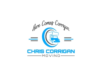 Chris Corrigan Moving  logo design by BaneVujkov