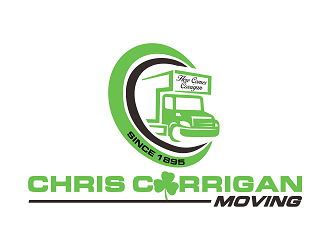 Chris Corrigan Moving  logo design by Republik