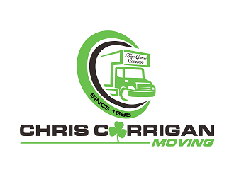 Chris Corrigan Moving  logo design by Republik