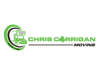 Chris Corrigan Moving  logo design by Republik
