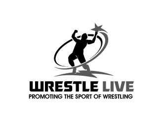 Wrestle Live logo design by invento
