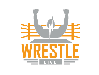 Wrestle Live logo design by czars