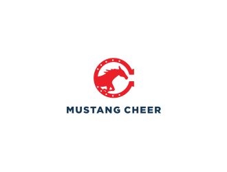 Mustang Cheer logo design by ohtani15