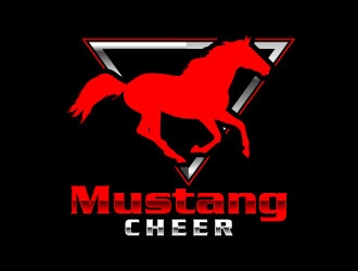 Mustang Cheer logo design by uttam