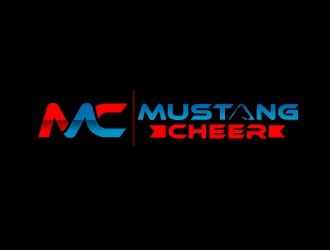 Mustang Cheer logo design by fantastic4