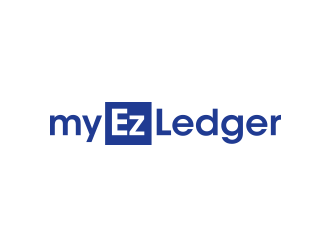 myEzLedger logo design by keylogo