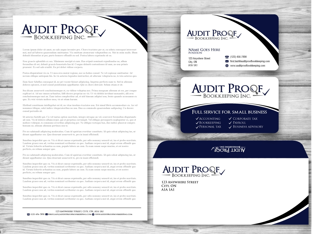 Audit Proof Bookkeeping Inc. logo design by jaize