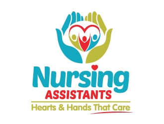 Nursing Assistants: Hearts & Hands That Care logo design by jaize