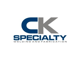 CK Specialty Welding and Fabrication logo design by agil