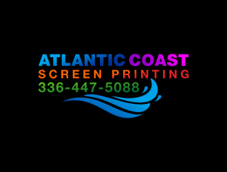 Atlantic Coast Screen Printing logo design by hidro