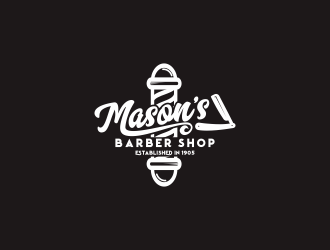 Mason’s Barber Shop  logo design by hatori