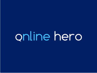 the online hero logo design by sheilavalencia