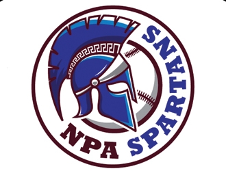 NPA Spartan Baseball logo design by shere