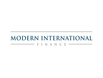 Modern Finance / Modern International Finance logo design by excelentlogo