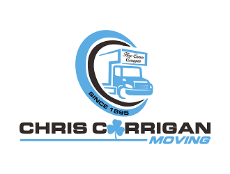 Chris Corrigan Moving  logo design by Republik