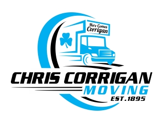 Chris Corrigan Moving  logo design by ruki