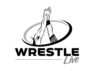 Wrestle Live logo design by jaize