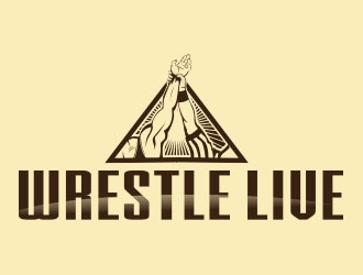 Wrestle Live logo design by TOTODALUS