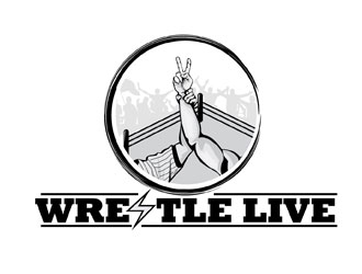 Wrestle Live logo design by LogoInvent