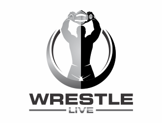 Wrestle Live logo design by mutafailan