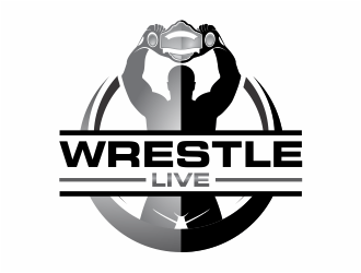 Wrestle Live logo design by mutafailan