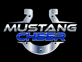 Mustang Cheer logo design by fantastic4