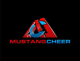Mustang Cheer logo design by Republik