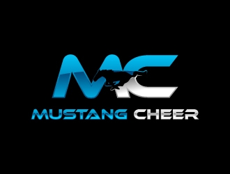 Mustang Cheer logo design by J0s3Ph