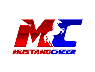 Mustang Cheer logo design by torresace