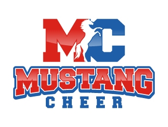 Mustang Cheer logo design by jaize