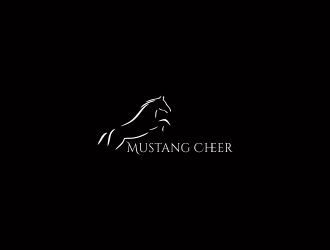 Mustang Cheer logo design by Greenlight