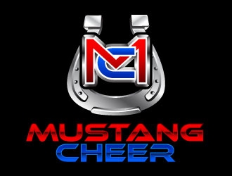 Mustang Cheer logo design by daywalker
