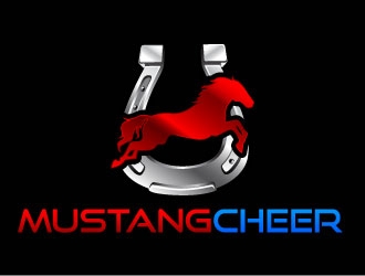 Mustang Cheer logo design by daywalker