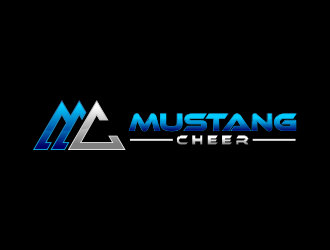 Mustang Cheer logo design by done