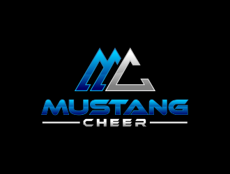 Mustang Cheer logo design by done