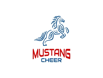 Mustang Cheer logo design by BaneVujkov