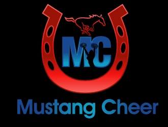 Mustang Cheer logo design by PMG
