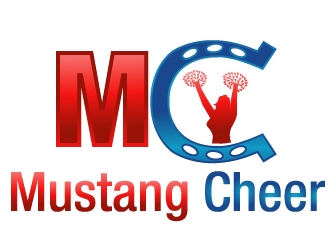 Mustang Cheer logo design by PMG