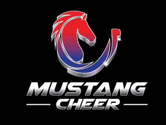 Mustang Cheer logo design by gogo