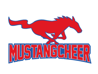 Mustang Cheer logo design by THOR_