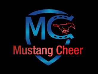 Mustang Cheer logo design by PMG
